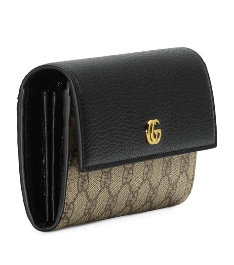 gucci petite marmont continental wallet|Gucci Marmont coin case.